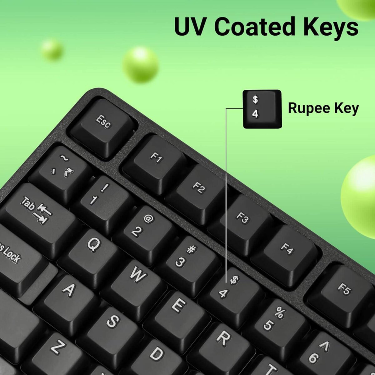 Zebronics K20 USB Keyboard - Rupee Key, Retractable Stand, Durable Design - Image 6
