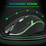 Ant GM46 Wired Optical Gaming Mouse Black – 2400 DPI RGB USB Gaming Mouse for PC & Laptop - Image 7