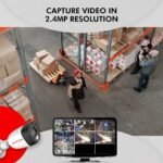 CP PLUS 2.4MP Full Color Illumax Bullet Outdoor Security Camera, 3.6mm Lens, 30fps, IP67, Inbuilt Mic - Image 6