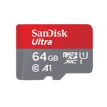 SanDisk Ultra 64GB microSDXC UHS-I – 140MB/s Read, 10Y Warranty