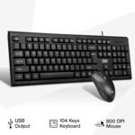 TAG Gamerz KBM100 USB Wired Keyboard and Mouse Combo for PC, Laptop & Mac – Silent Keys, Optical Mouse, Plug & Play - Image 3