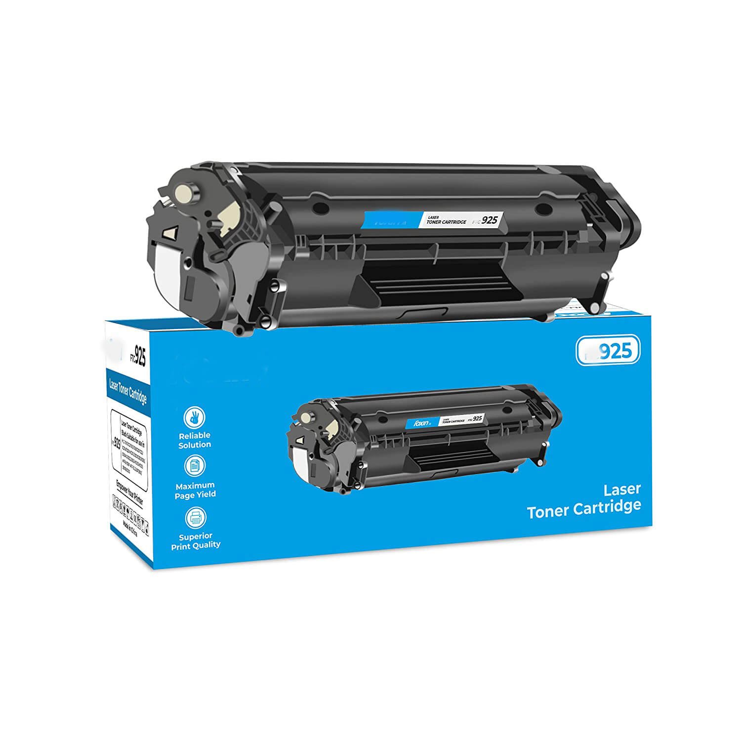 71B2qi1exVL._SL1500_.jpg 925 Black Laser Toner Cartridge Compatible with Canon LaserJet Printers - Image 1