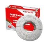CP PLUS 3+1 Coaxial Pure Copper CCTV Camera Cable (90 Meter) - White - Image 5
