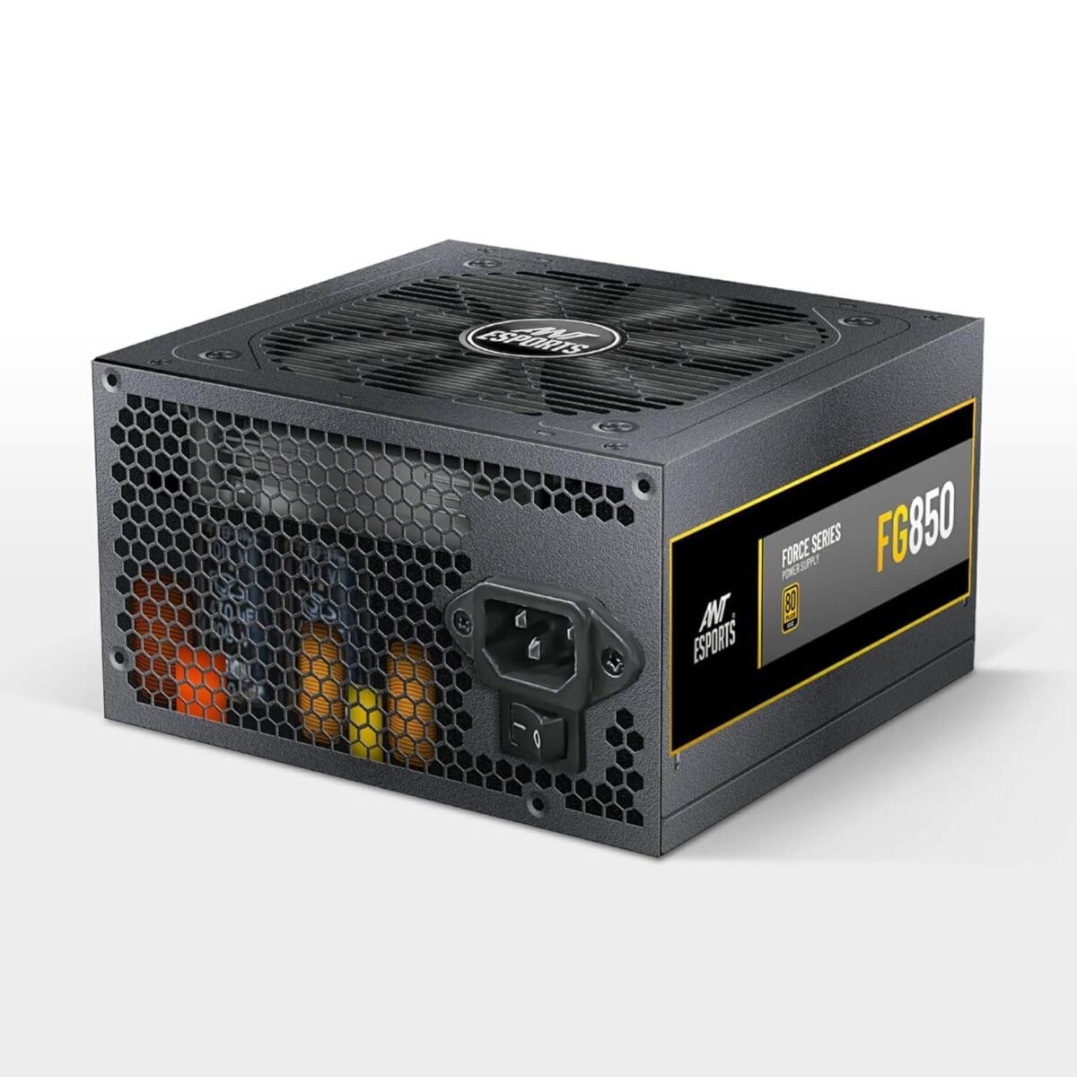 Ant Esports FG850 80 Plus Gold Gaming Power Supply, 850W PSU, Silent 120mm Fan, 8-Pin (4+4) CPU Connector, 3-Year Warranty - Image 3