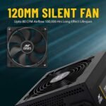 Ant Esports VS600L 600W Gaming Power Supply - Non-Modular, Silent 120mm Fan, PCIe Support - Image 5