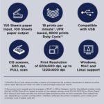 Canon MF3010 Digital Multifunction Laser Printer - Black - Image 5