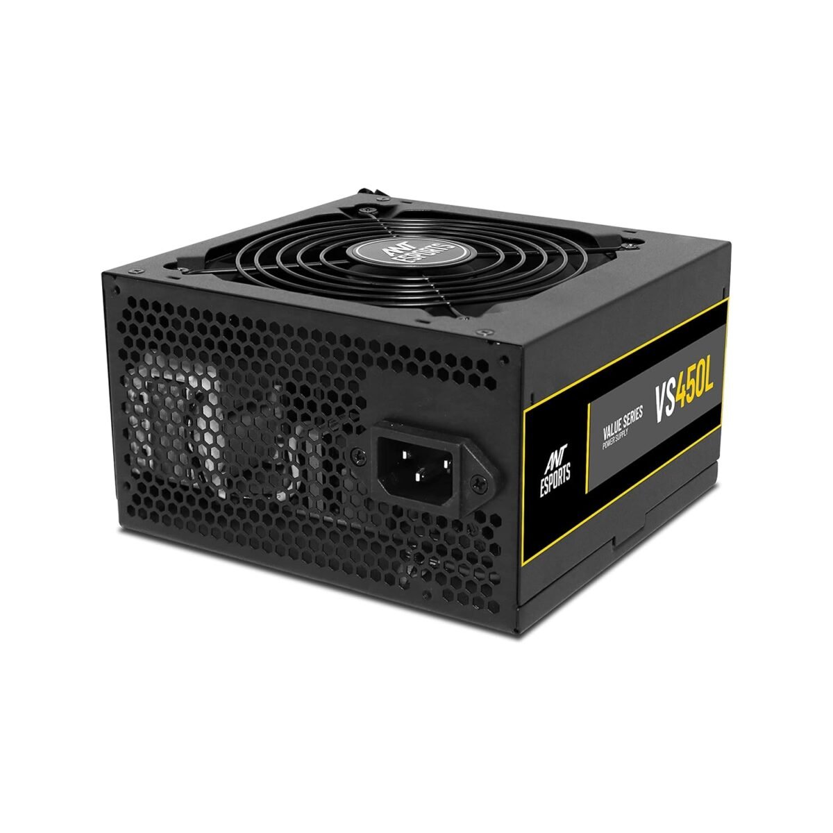 Ant Esports VS450L 450W Gaming Power Supply - Non-Modular, Silent 120mm Fan, PCIe Support - Image 2