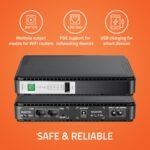 Artis AR-MINIDC-3 Mini UPS for Router/Modem/Set Top Box - 8800mAh, USB Charging - Image 4