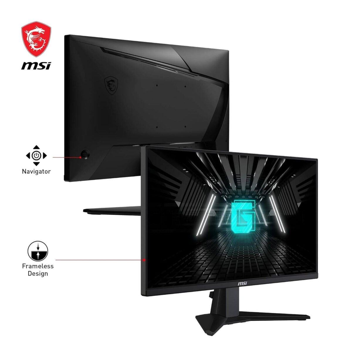 MSI G255F 24.5" FHD 180Hz 1ms Gaming Monitor with Rapid IPS - Image 4