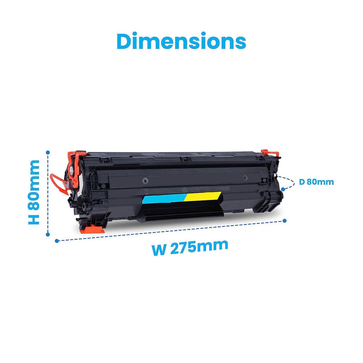 88A Laser Toner Printer Cartridge for HP Laser Jet P1007/P1008/P1106/P1108, Pro M1136/M1213nf/M1216, Pro M202dw / MFP M128/ M226, Black - Image 4
