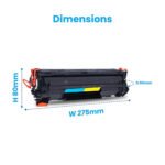 88A Laser Toner Printer Cartridge for HP Laser Jet P1007/P1008/P1106/P1108, Pro M1136/M1213nf/M1216, Pro M202dw / MFP M128/ M226, Black - Image 4