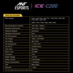 Ant Esports ICE-C200 CPU Cooler with Rainbow LED Fan - Intel LGA115X/LGA1200/LGA1700 & AMD AM4/FM2 - Image 4