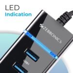 Zebronics 300HB 4 Port USB 3.0 Hub High Speed Data Transfer Plug & Play - Image 3