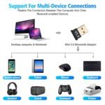 USB Bluetooth 5.0 Adapter Transmitter Receiver Audio Dongle for PC Laptop - Image 7