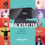 FINGERS 1080 Hi-Res Webcam with Built-in Mic for PC Desktops and Laptops - Image 4
