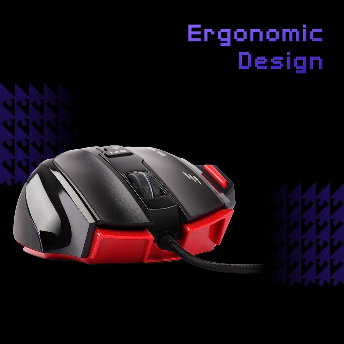 ZEBRONICS Zeb-Groza Premium USB Gaming Mouse 7 Buttons 3200 DPI - Image 2