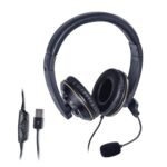 FINGERS USB-Tonic H9 Wired On-Ear Headset with Adjustable Mic