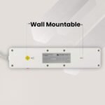 Zebronics PS4301 2500W Power Extension Spike Socket with 4 Universal Sockets, 250V (White) - Image 2