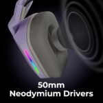 ZEBRONICS Havoc Gaming Headphone - Dolby Atmos, 50mm Drivers (Purple) - Image 2