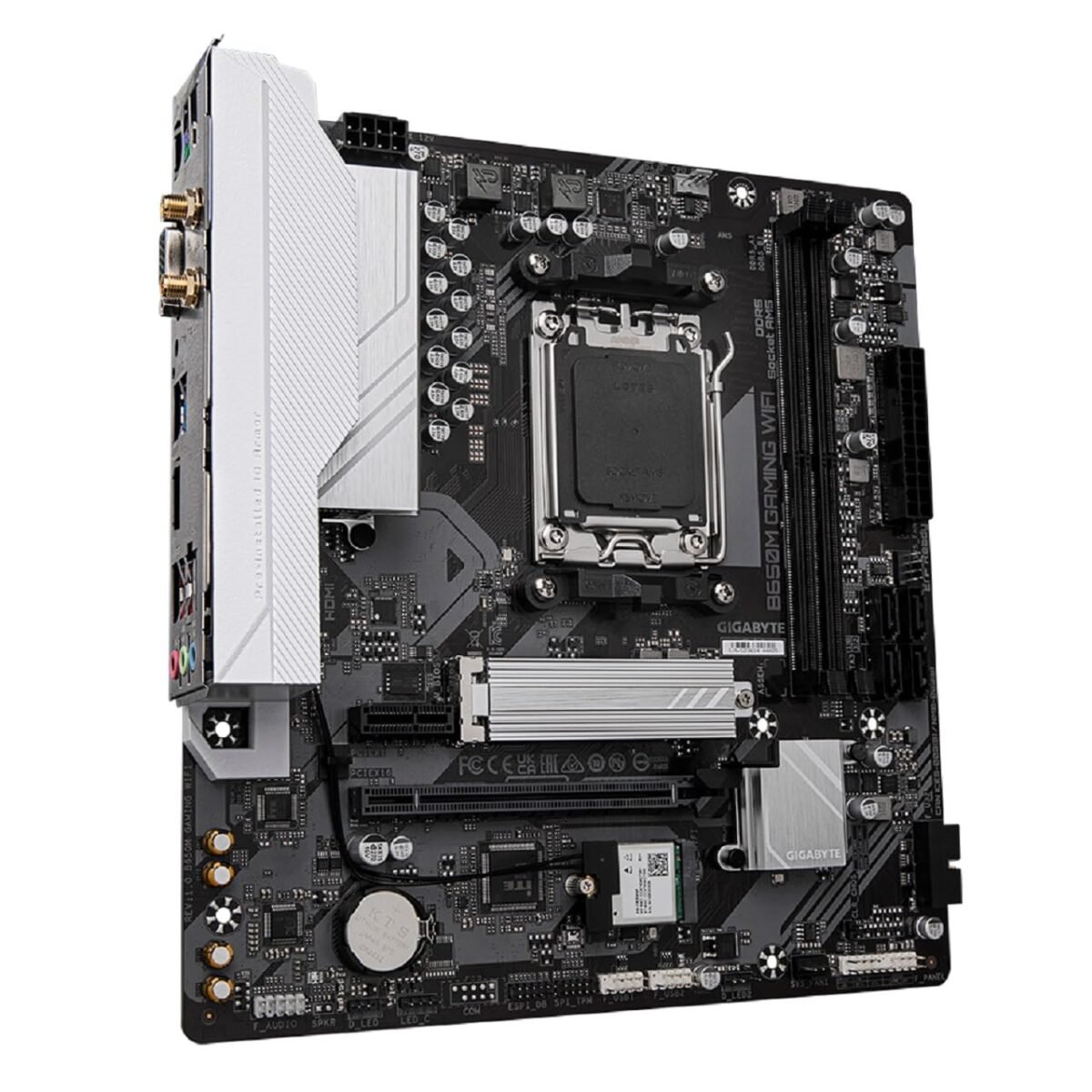 GIGABYTE B650M Gaming WiFi Micro ATX Motherboard, AM5 Socket, PCIe 4.0, DDR5, M.2 Slot, USB 3.2, WiFi & Bluetooth - Image 4