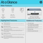 HP Smart Tank 585 All-in-One WiFi Color Printer - 6000 Pages - Image 3