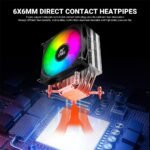 Ant Esports ICE-C612 V2 ARGB CPU Cooler, Intel & AMD Socket Support - Image 4