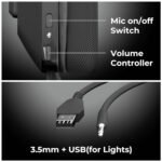 ZEBRONICS Havoc Gaming Headphone - Dolby Atmos, 50mm Drivers (Black) - Image 6