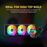 Ant Esports ICE-360 360mm RGB AIO CPU Liquid Cooler - Intel & AMD Support - Image 3