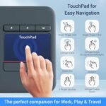 Ant Esports WK100 2in1 Wireless Bluetooth Keyboard with Touchpad for TV Windows Android Chrome OS Laptop Tablet Black - Image 3