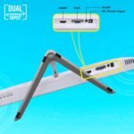 Zebronics EA124 24" FHD LED Monitor - 100Hz, Ultra Slim Bezel, Built-in Speakers, Wall Mountable - Image 5