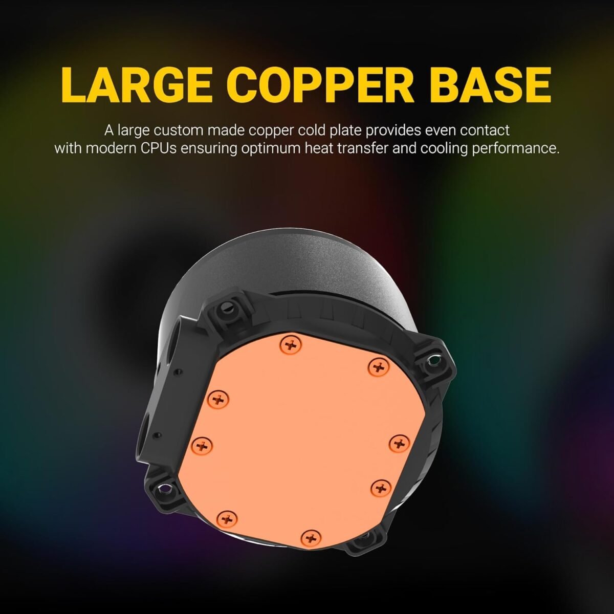 Ant Esports ICE-360 360mm RGB AIO CPU Liquid Cooler - Intel & AMD Support - Image 4