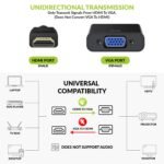 HDMI to VGA Adapter Converter Cable 1080P (Male to Female) - Image 3