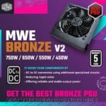 Cooler Master MWE 450 Bronze V2 Power Supply - Non-Modular, 80 Plus Bronze, 450W - Image 7