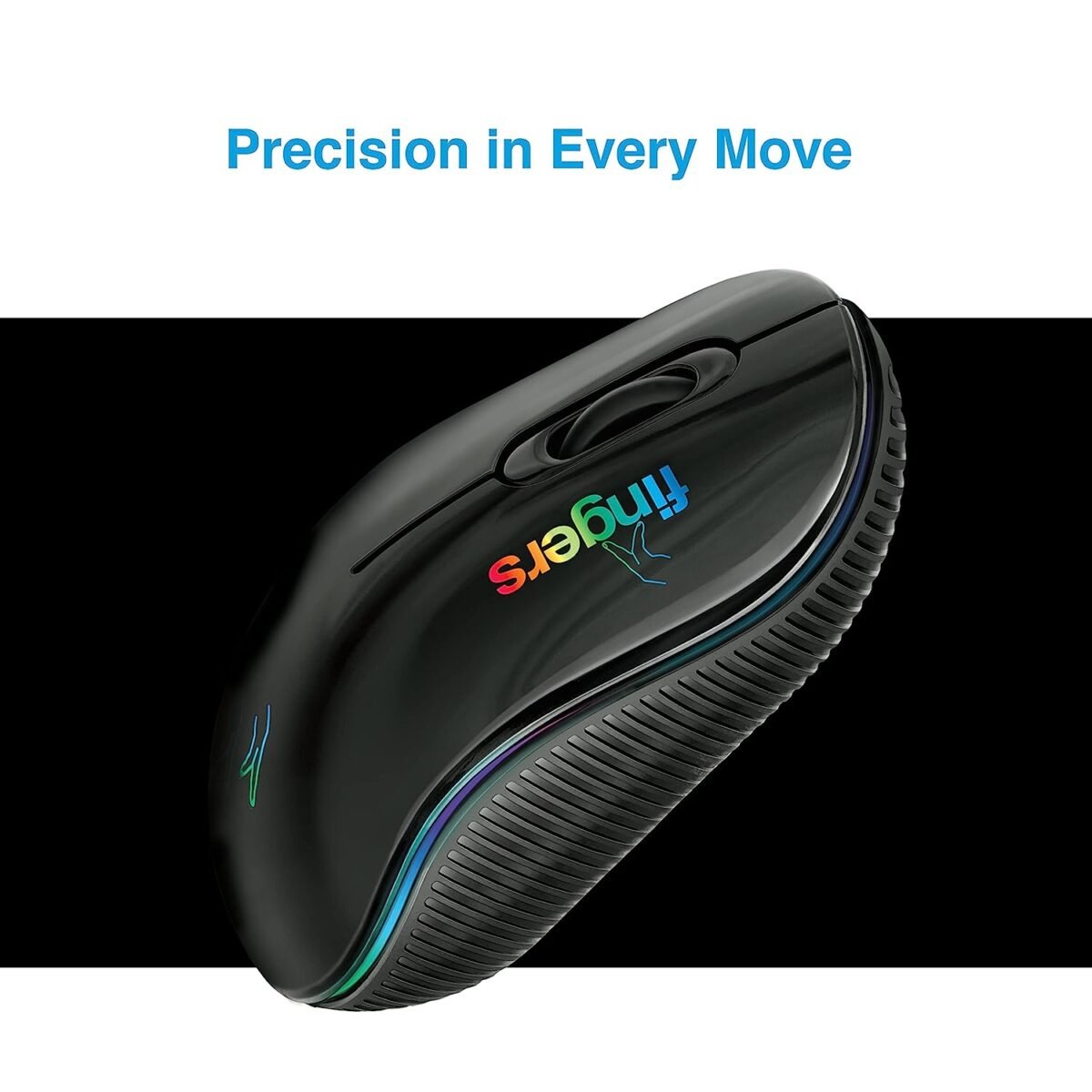 FINGERS RGB-Breathe Wired Mouse - Advance Optical Technology, Breathing RGB LED Lights - Image 4
