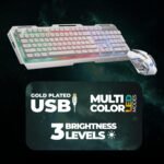 Zebronics Zeb-Transformer White Gaming Keyboard & Mouse Combo - USB, Backlit, Braided Cable - Image 6