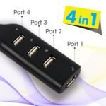 Zebronics ZEB-90HB USB Hub, 4 Ports, Pocket-Sized, Plug & Play - Image 4