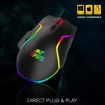 Ant Esports GM320 RGB Optical Wired Gaming Mouse, 8 Programmable Buttons, 12800 DPI - Image 6