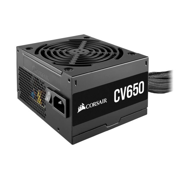 Corsair CV650 650W 80 Plus Bronze Non-Modular Power Supply - Black