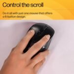 HP M120 Wireless Mouse 1600 DPI with 6 Buttons – Black - Image 5