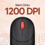 Coconut KUDOS WM31 Bluetooth Wireless Mouse, 1200 DPI, Power-Saving, 2 Million Clicks, 5 LED Colors, 3-Year Warranty - Image 3