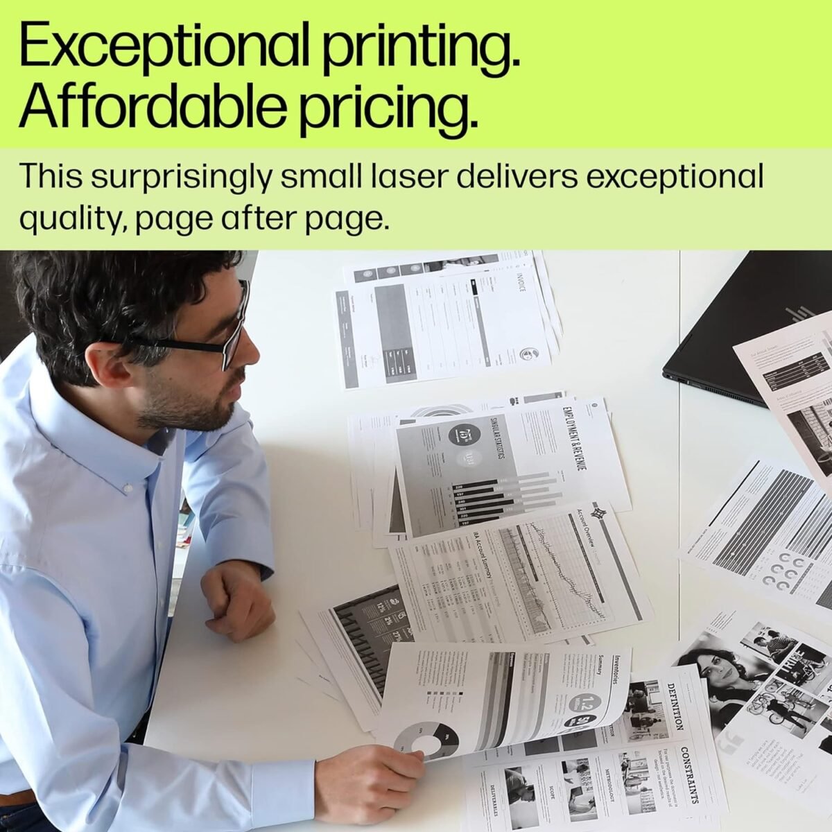 HP Laser MFP 1188a - Print Copy Scan, 21 ppm, USB 2.0, 150-sheet Tray, 100-sheet Output, B&W - Image 6