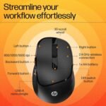 HP M120 Wireless Mouse 1600 DPI with 6 Buttons – Black - Image 8