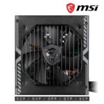 MSI MAG A650BN 650W Power Supply, 80 Plus Bronze Certified, 12V Single-Rail, DC-to-DC Circuit, 120mm Fan, Active PFC, Gaming PC PSU, 5-Year Warranty - Image 3