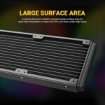 Ant Esports ICE-360 360mm RGB AIO CPU Liquid Cooler - Intel & AMD Support - Image 8