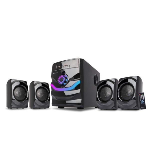 Zebronics ZEB-RAINBOW Bluetooth Multimedia Speaker - 60W, 4.1 Channel, RGB Lighting