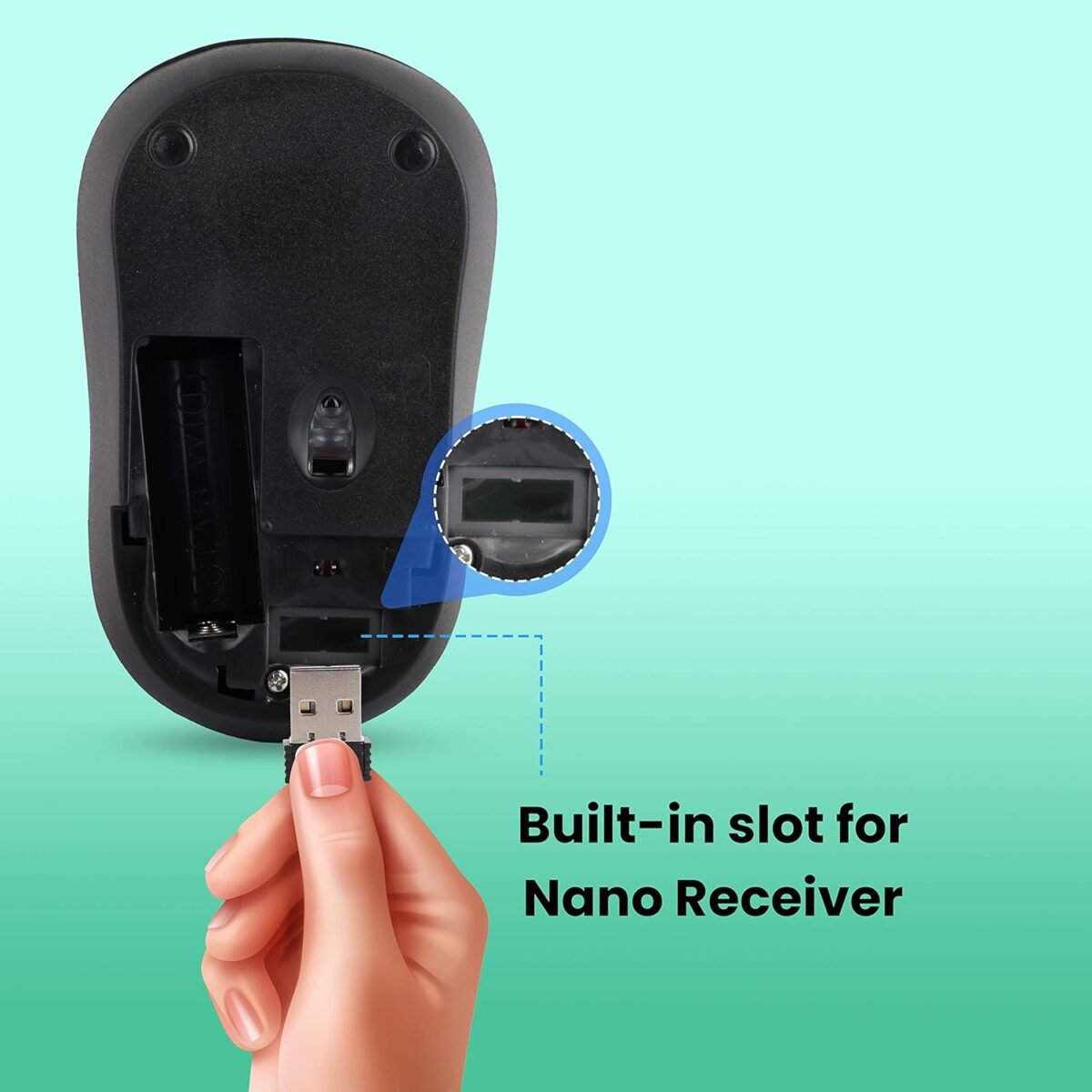 ZEBRONICS Zeb-Dash Plus 2.4GHz Wireless Mouse (1600 DPI) - Image 6