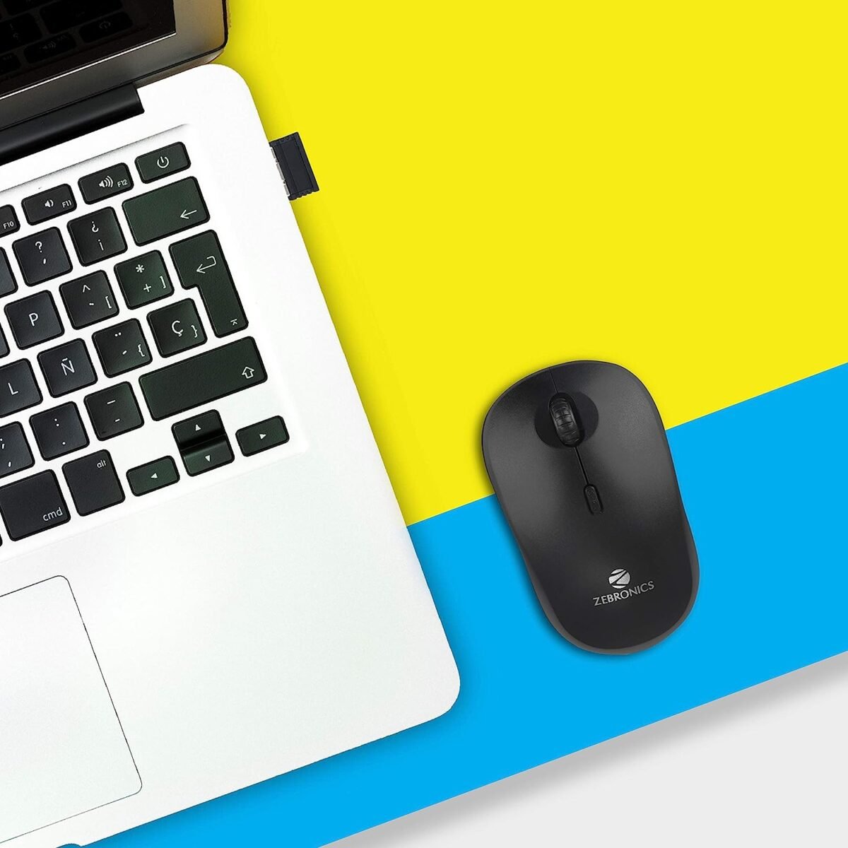 ZEBRONICS Zeb-Bold 2.4GHz Wireless Optical Mouse with High Precision - USB - Image 4