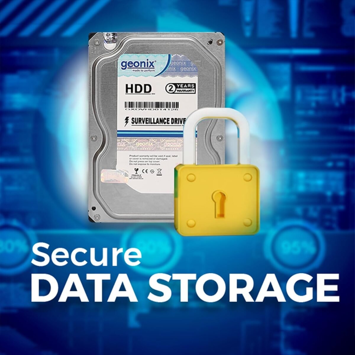 GEONIX 1TB 3.5 Inch SATA Hard Drive, 5400 RPM, 64MB Cache, 6Gb/s, 2-Year Warranty - Image 3