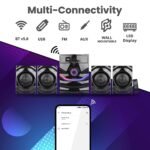 Zebronics ZEB-RAINBOW Bluetooth Multimedia Speaker - 60W, 4.1 Channel, RGB Lighting - Image 4