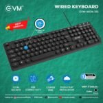 EVM WDK-315 Spill‑Resistant USB Keyboard 104 Keys UV Coated (1 Year Warranty) - Image 4